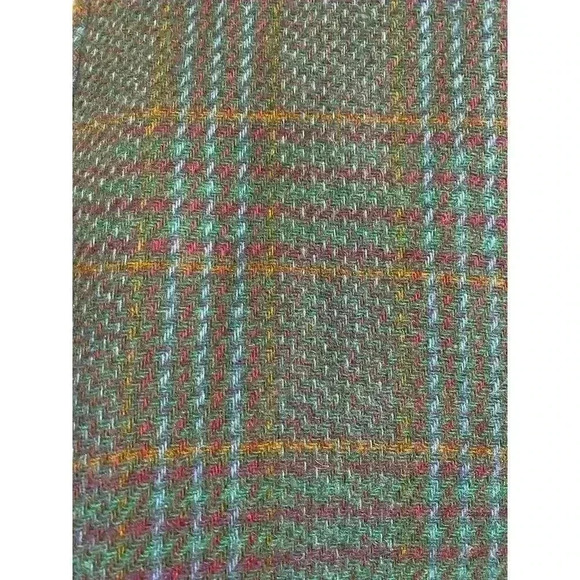 Giorgio Sant Angelo Blazer Jacket 12 Plaid Houndstooth Wool Double Breasted - Picture 13 of 16